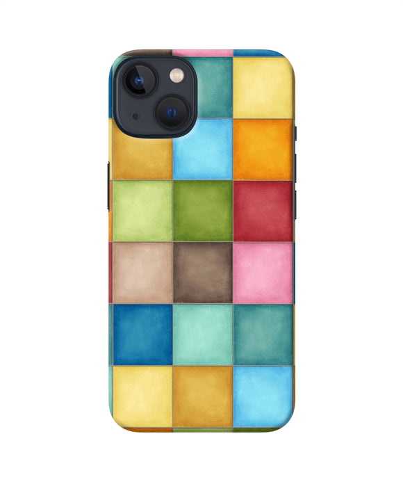 Abstract colorful squares iPhone 13 Back Cover