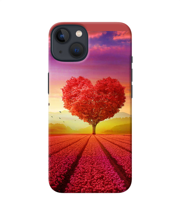 Natural heart tree iPhone 13 Back Cover