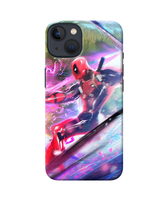 Deadpool super hero iPhone 13 Back Cover