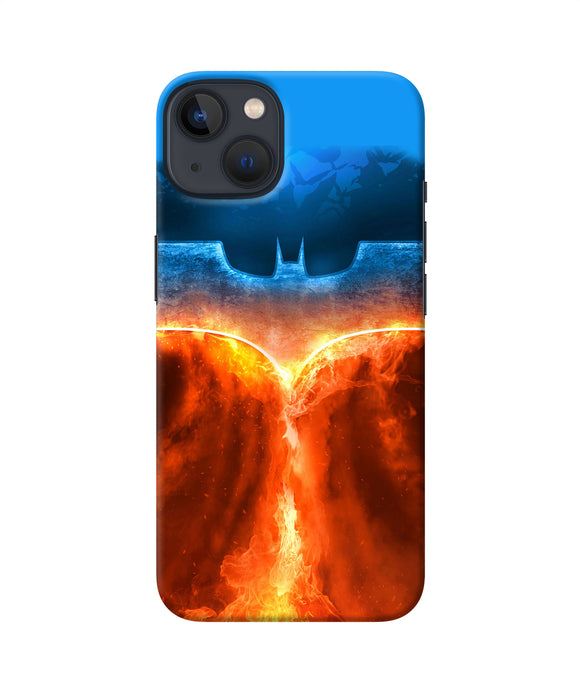 Burning batman logo iPhone 13 Back Cover