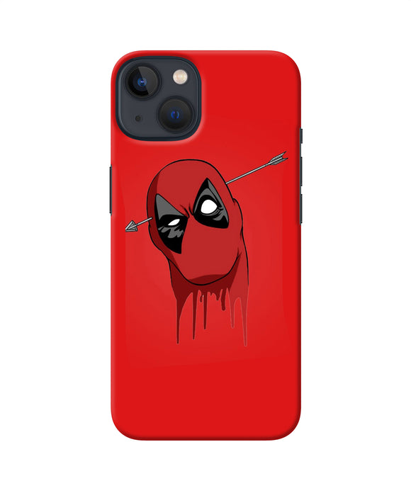Funny deadpool iPhone 13 Back Cover