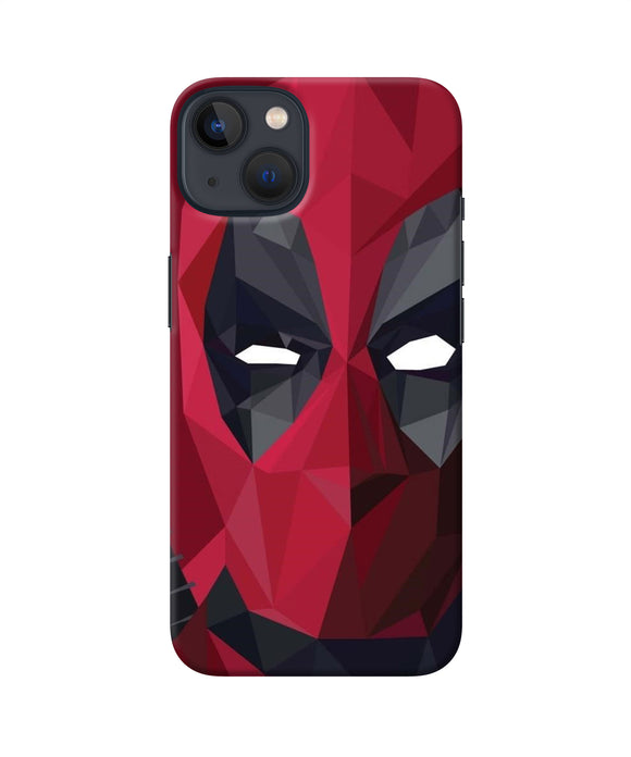 Abstract deadpool mask iPhone 13 Back Cover