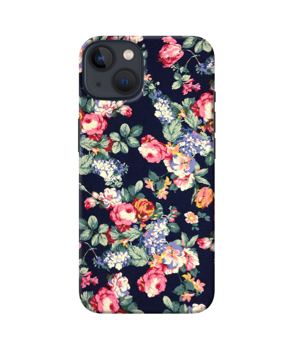 Natural flower print iPhone 13 Back Cover