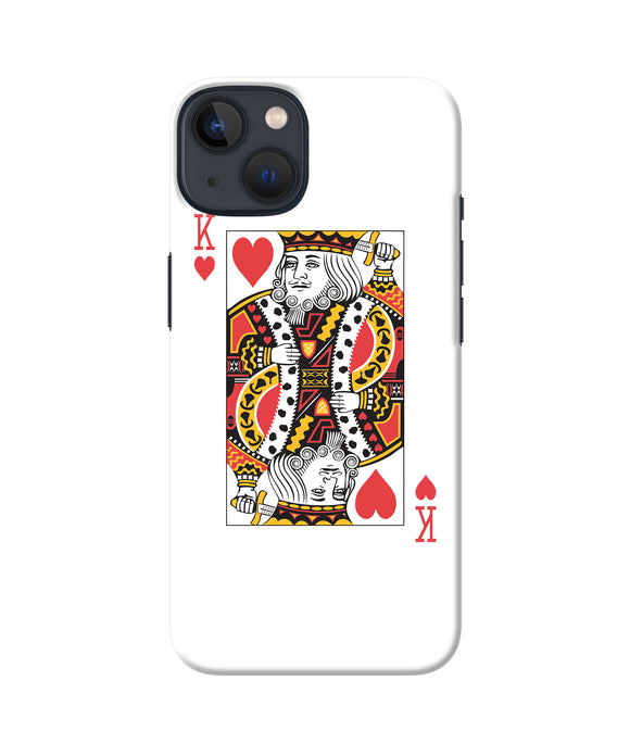 Heart king card iPhone 13 Back Cover