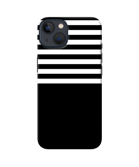 Black and white print iPhone 13 Back Cover