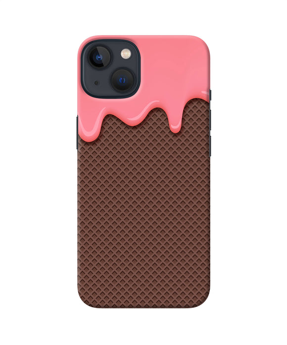 Waffle cream biscuit iPhone 13 Back Cover