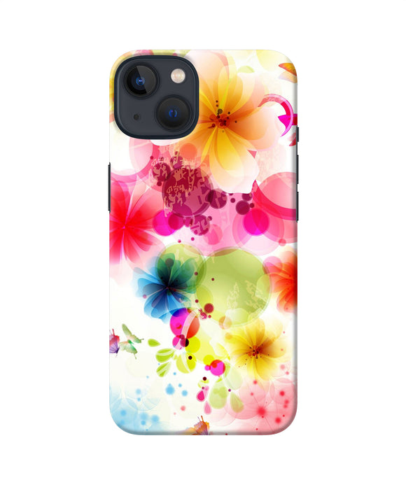 Flowers print iPhone 13 Back Cover