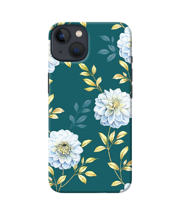 Flower canvas iPhone 13 Back Cover