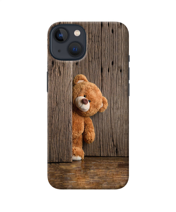 Teddy wooden iPhone 13 Back Cover