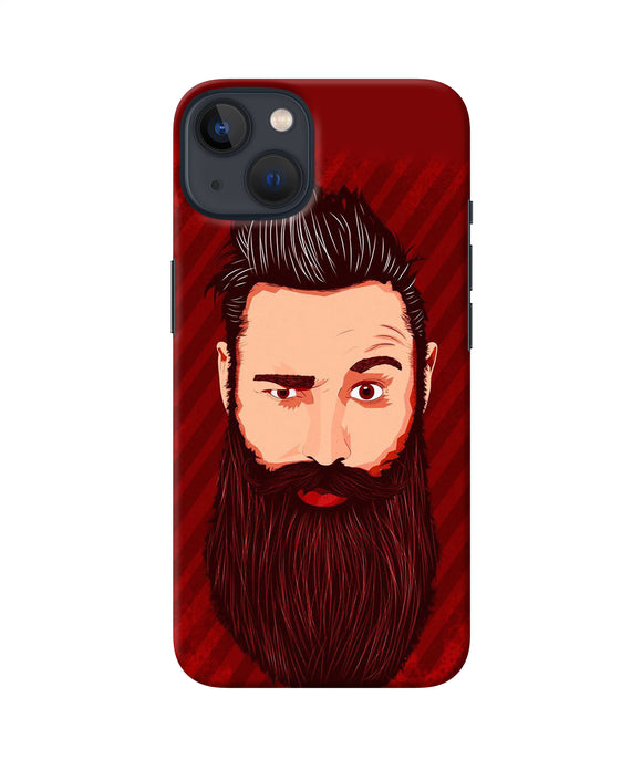 Beardo character iPhone 13 Back Cover