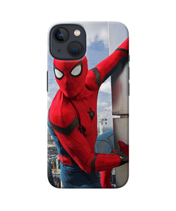 Spiderman on the wall iPhone 13 Back Cover