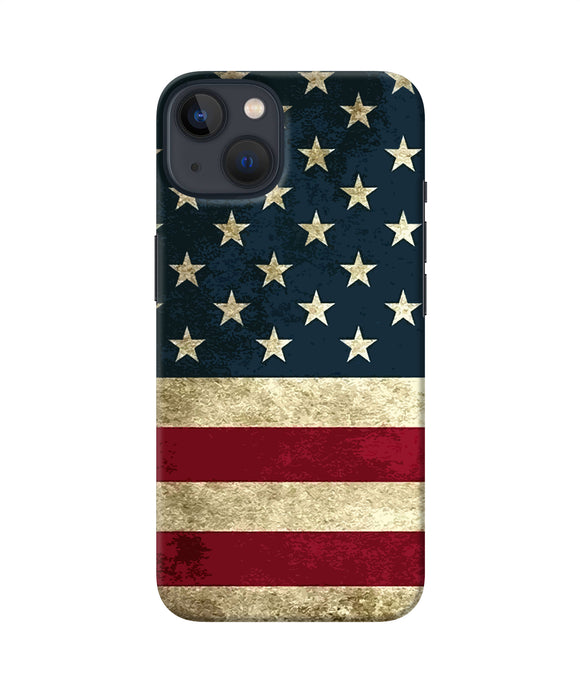 Vintage US flag iPhone 13 Back Cover