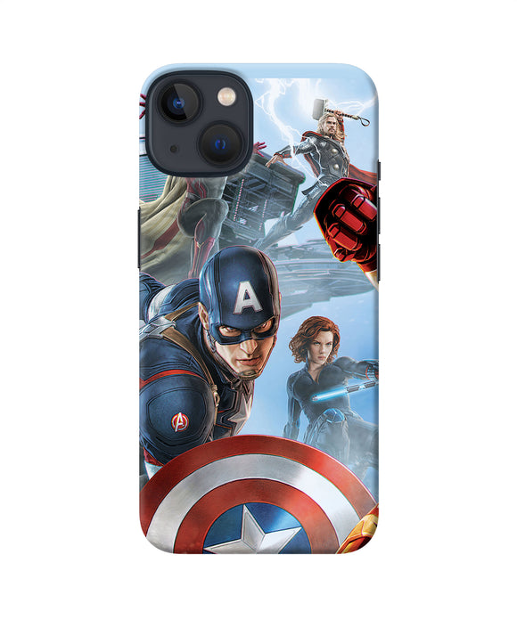 Avengers on the sky iPhone 13 Back Cover