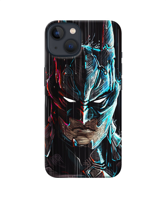 Batman face iPhone 13 Back Cover