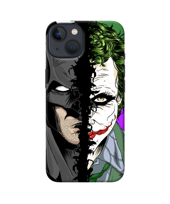 Batman vs joker half face iPhone 13 Back Cover