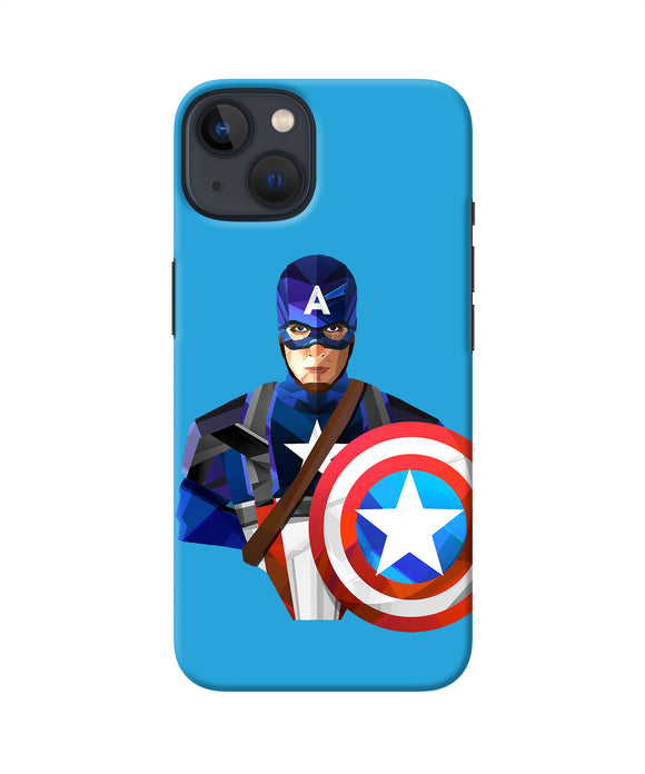 Captain america character iPhone 13 Back Cover