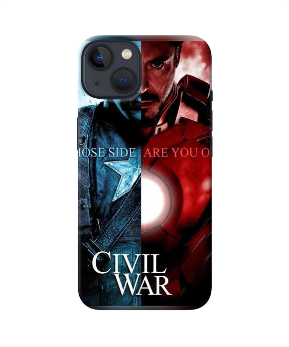 Civil war iPhone 13 Back Cover