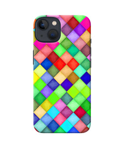 Abstract colorful squares iPhone 13 Back Cover