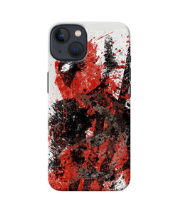 Deadpool rugh sketch iPhone 13 Back Cover