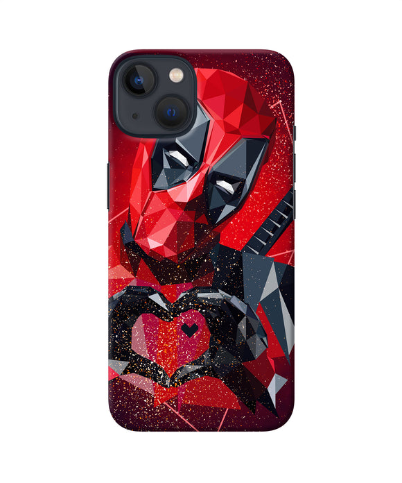 Deadpool love iPhone 13 Back Cover