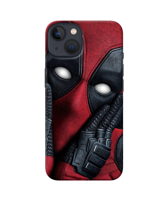 Thinking deadpool iPhone 13 Back Cover