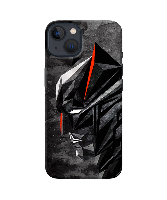 Batman black side face iPhone 13 Back Cover