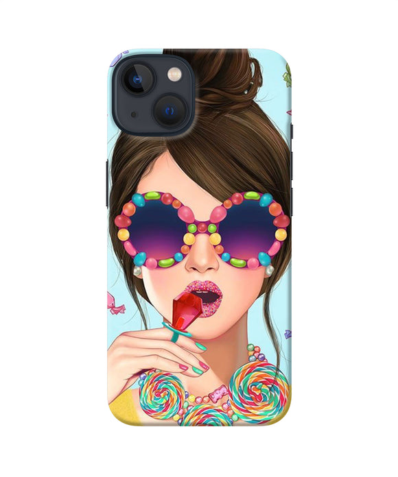 Fashion girl iPhone 13 Back Cover