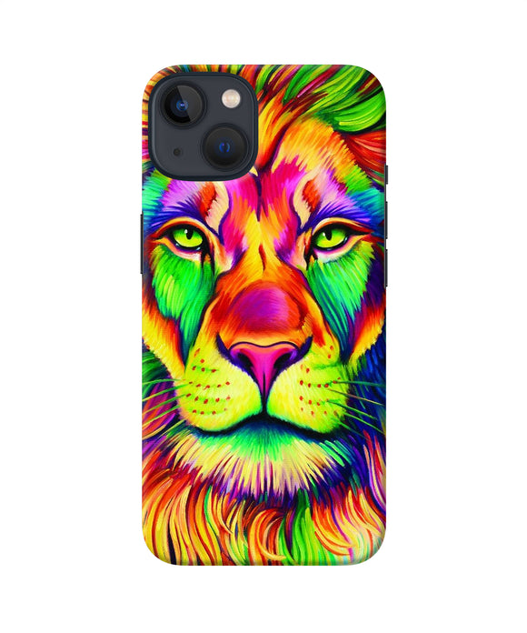 Lion color poster iPhone 13 Back Cover