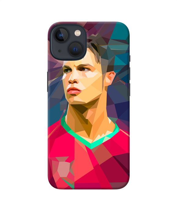 Abstract ronaldo iPhone 13 Back Cover