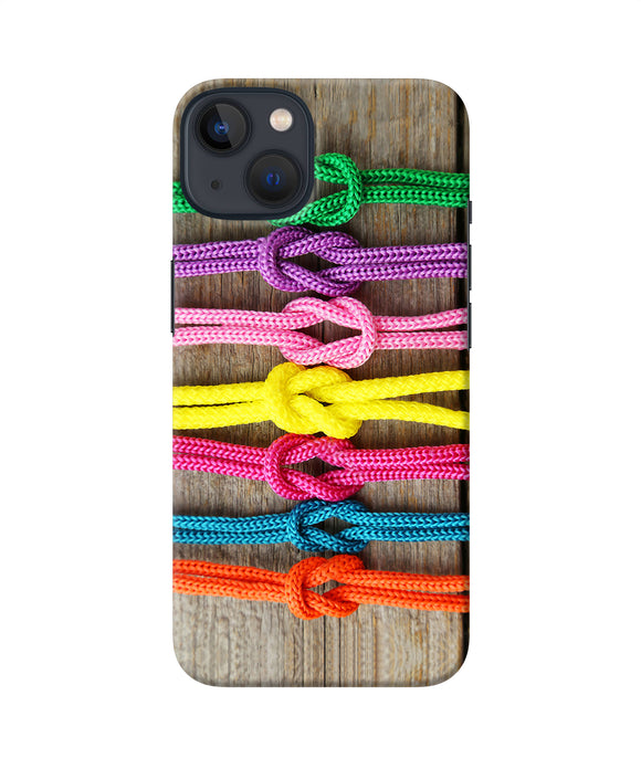 Colorful shoelace iPhone 13 Back Cover