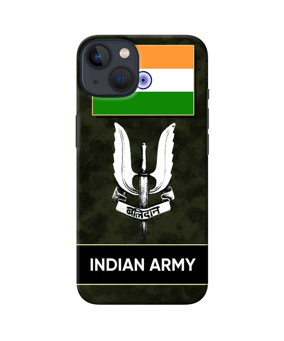 Indian flag balidan logo iPhone 13 Back Cover