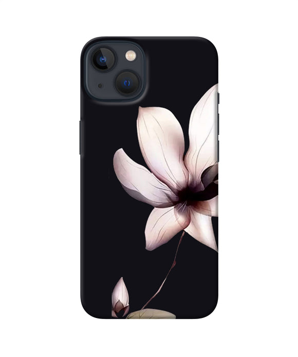 Flower white iPhone 13 Back Cover