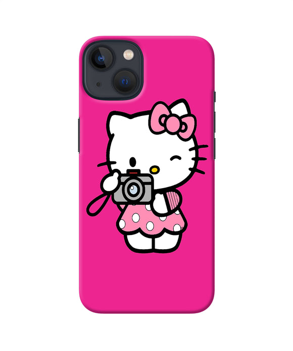 Hello kitty cam pink iPhone 13 Back Cover