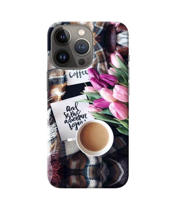 Love Coffee Quotes iPhone 13 Pro Back Cover