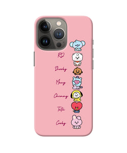 BTS names iPhone 13 Pro Back Cover