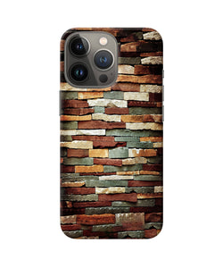 Bricks Pattern iPhone 13 Pro Back Cover