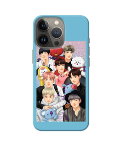 BTS with animals iPhone 13 Pro Back Cover