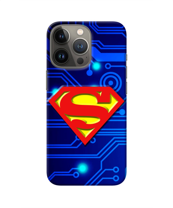 Superman Abstract iPhone 13 Pro Real 4D Back Cover