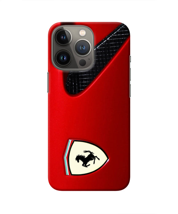 Ferrari Hood iPhone 13 Pro Real 4D Back Cover