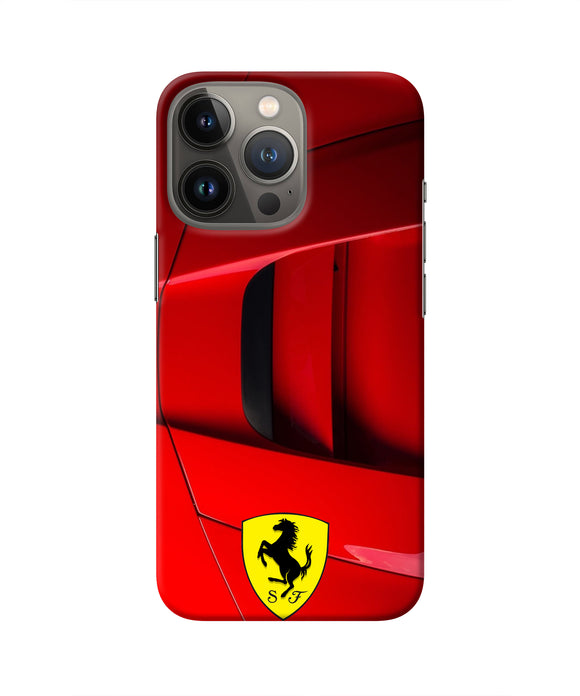 Ferrari Car iPhone 13 Pro Real 4D Back Cover