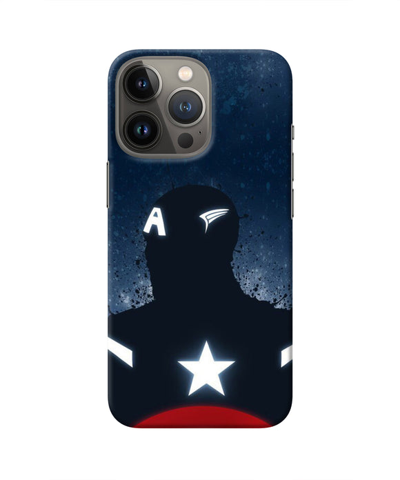 Captain america Shield iPhone 13 Pro Real 4D Back Cover
