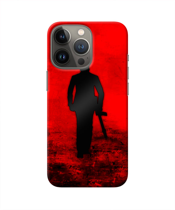 Rocky Bhai with Gun iPhone 13 Pro Real 4D Back Cover