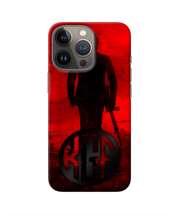 Rocky Bhai K G F Chapter 2 Logo iPhone 13 Pro Real 4D Back Cover