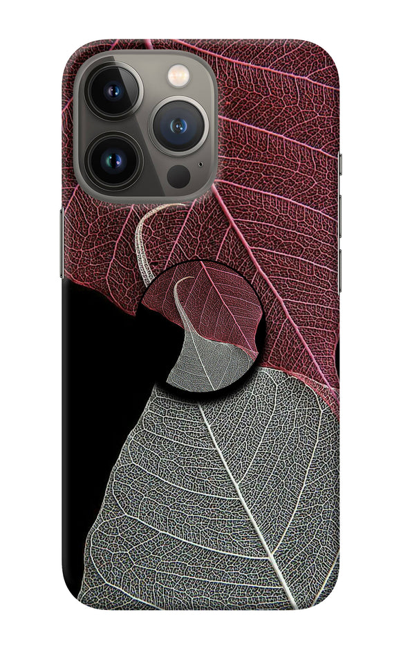 Leaf Pattern iPhone 13 Pro Pop Case