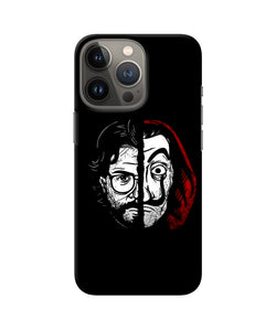 Money Heist Professor Mask Sketch iPhone 13 Pro Back Cover