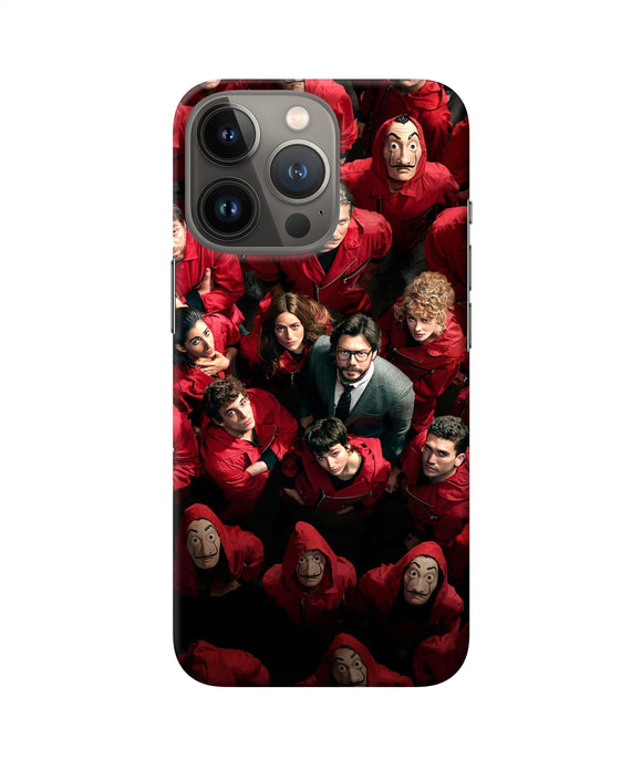 Money Heist Professor with Hostages iPhone 13 Pro Back Cover