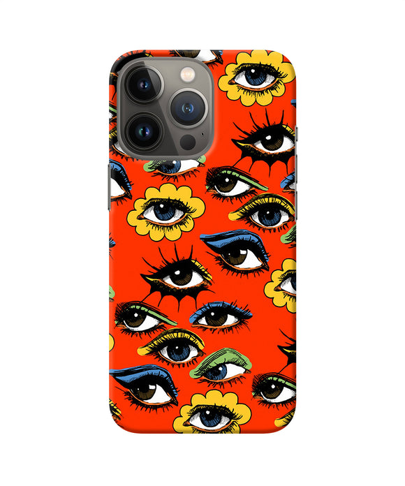 Abstract eyes pattern iPhone 13 Pro Back Cover