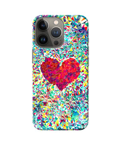 Red heart print iPhone 13 Pro Back Cover