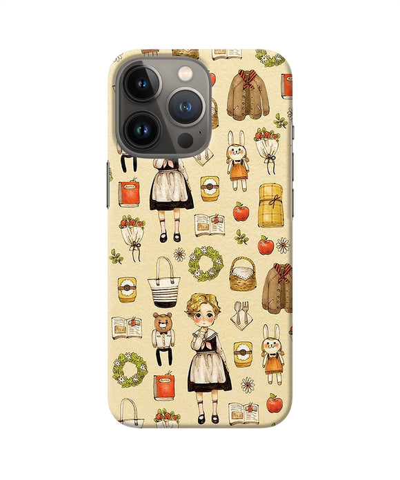 Canvas girl print iPhone 13 Pro Back Cover