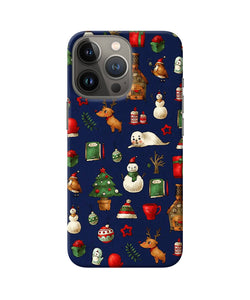 Canvas christmas print iPhone 13 Pro Back Cover